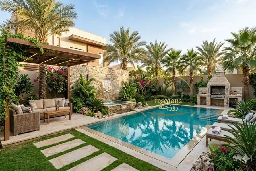 تنسيق حدائق فلل الرياض| أبعد من مجرد عشب وأشجار: كيف تحول حديقة فيلتك في الرياض إلى واحة شخصية تستنطق الجمال؟