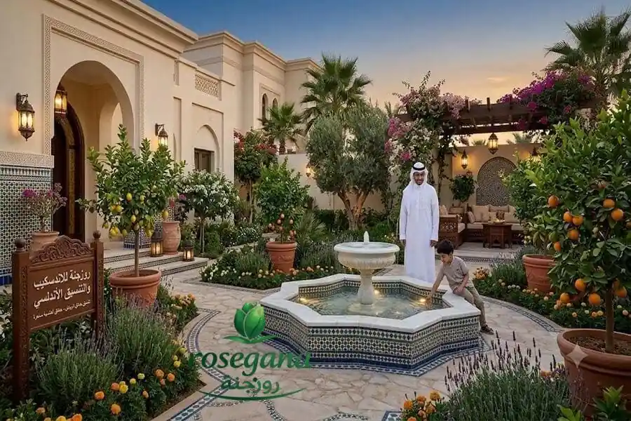 حدائق الرياض بروح أندلسية: دليل لتنسيق المساحات الخضراء على الطراز الإسلامي العريق