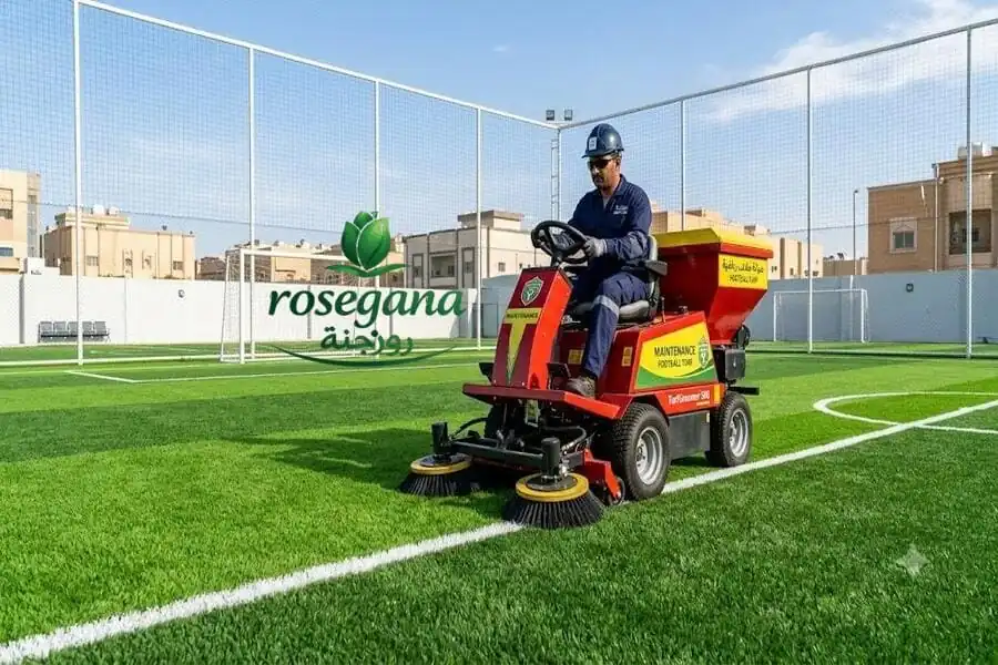 دليل صيانة الملاعب الخماسية بالرياض: كيف تحافظ على النجيل الصناعي وتطيل عمر ملعبك؟